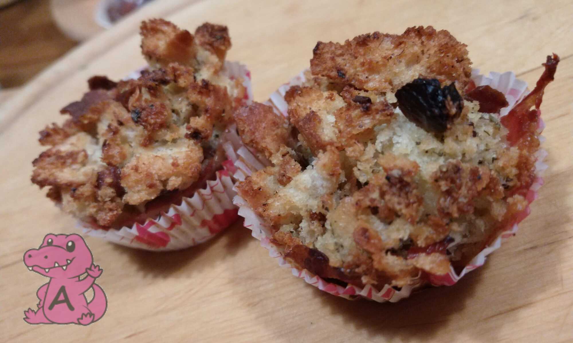 Ciabatta Bacon Muffins